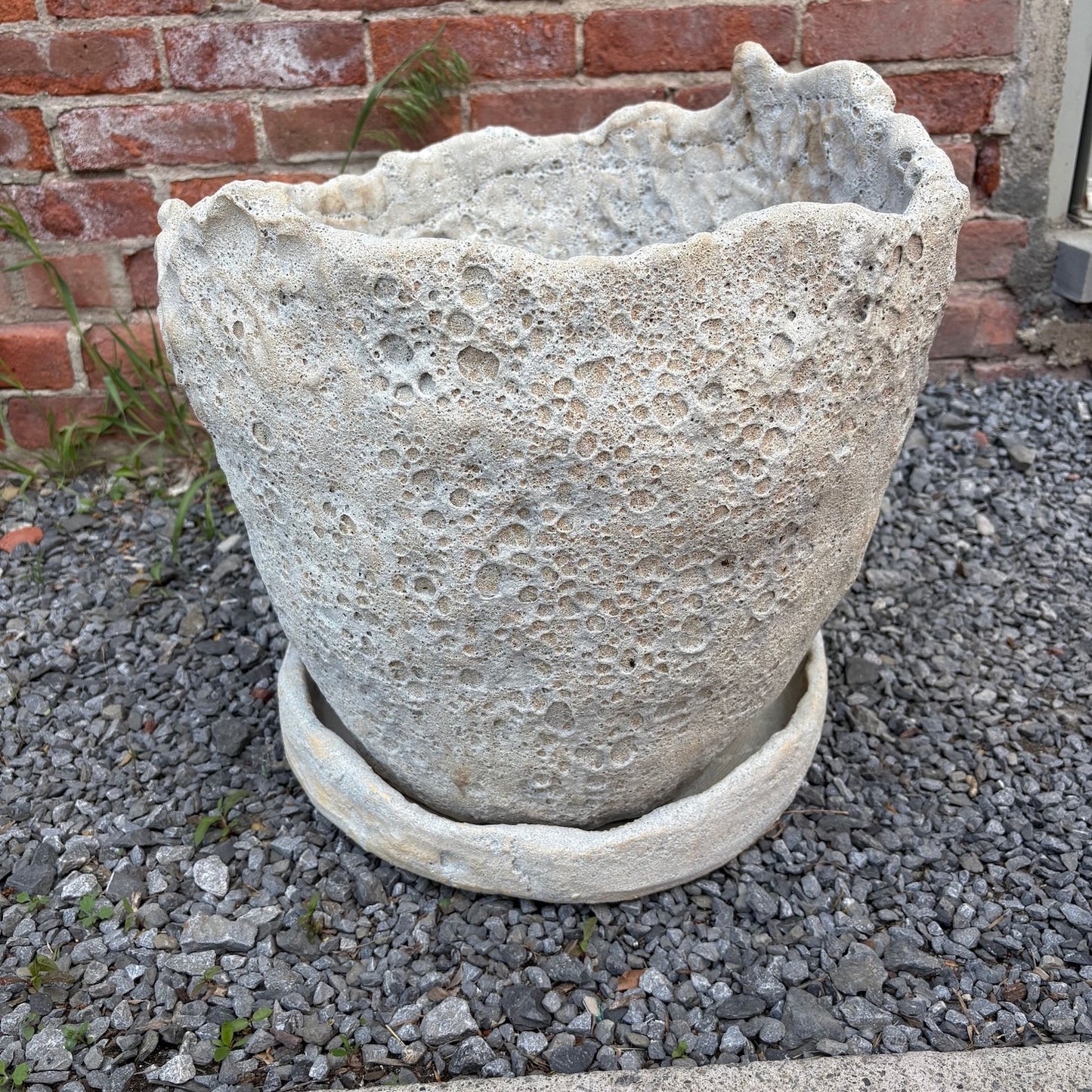Large Ceramic Planter by Jess Gaddis