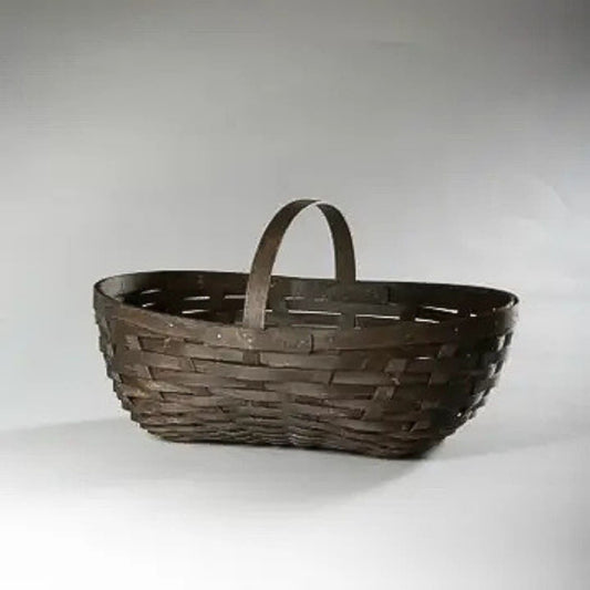 Large Charcoal Woodbury Basket