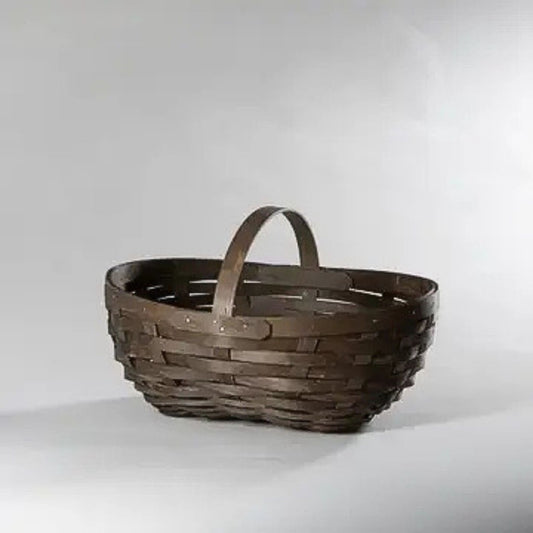 Small Charcoal Woodbury Basket