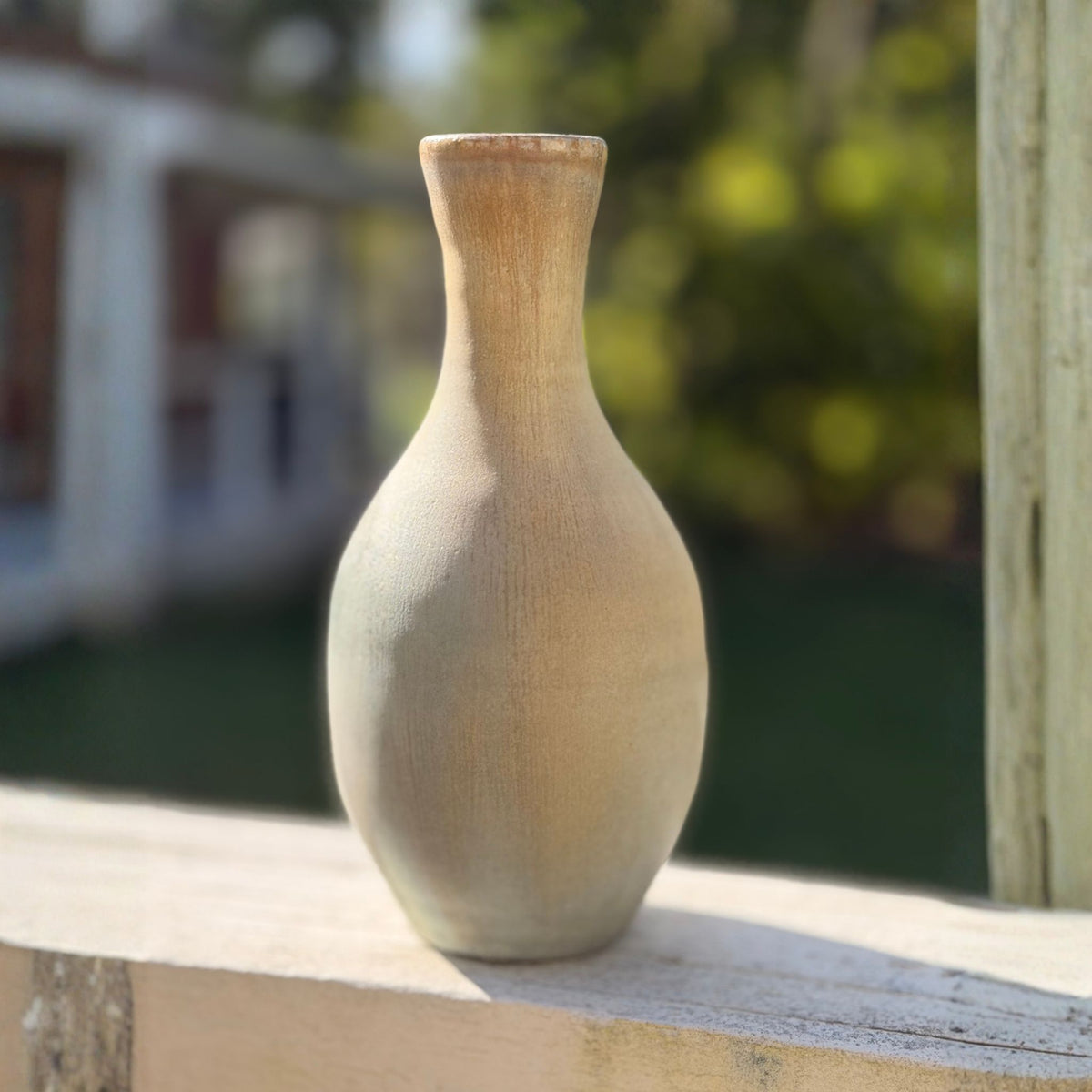 Soda-Fired Stem Vase