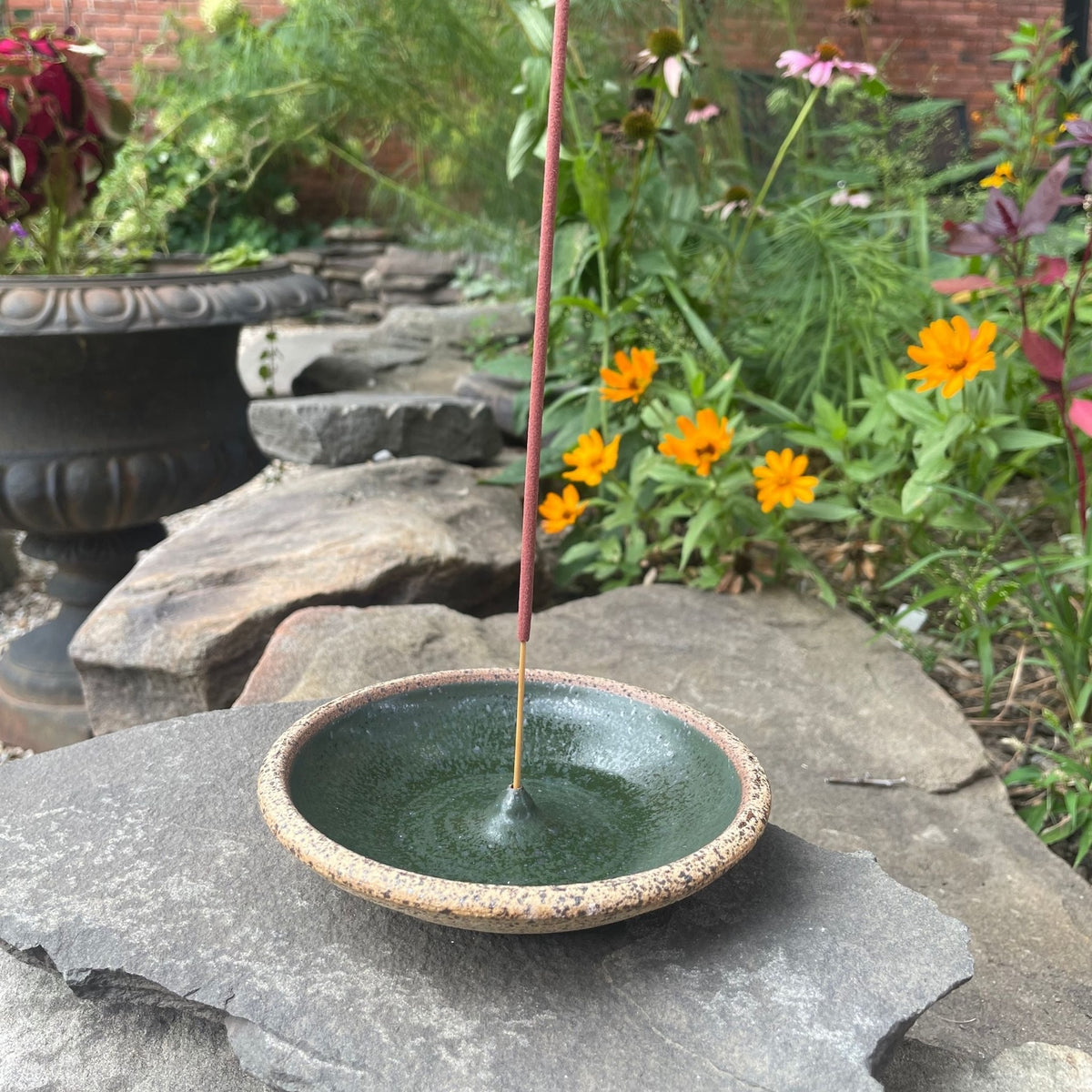 Florentine Ceramic Incense Holder by Alex Lopez