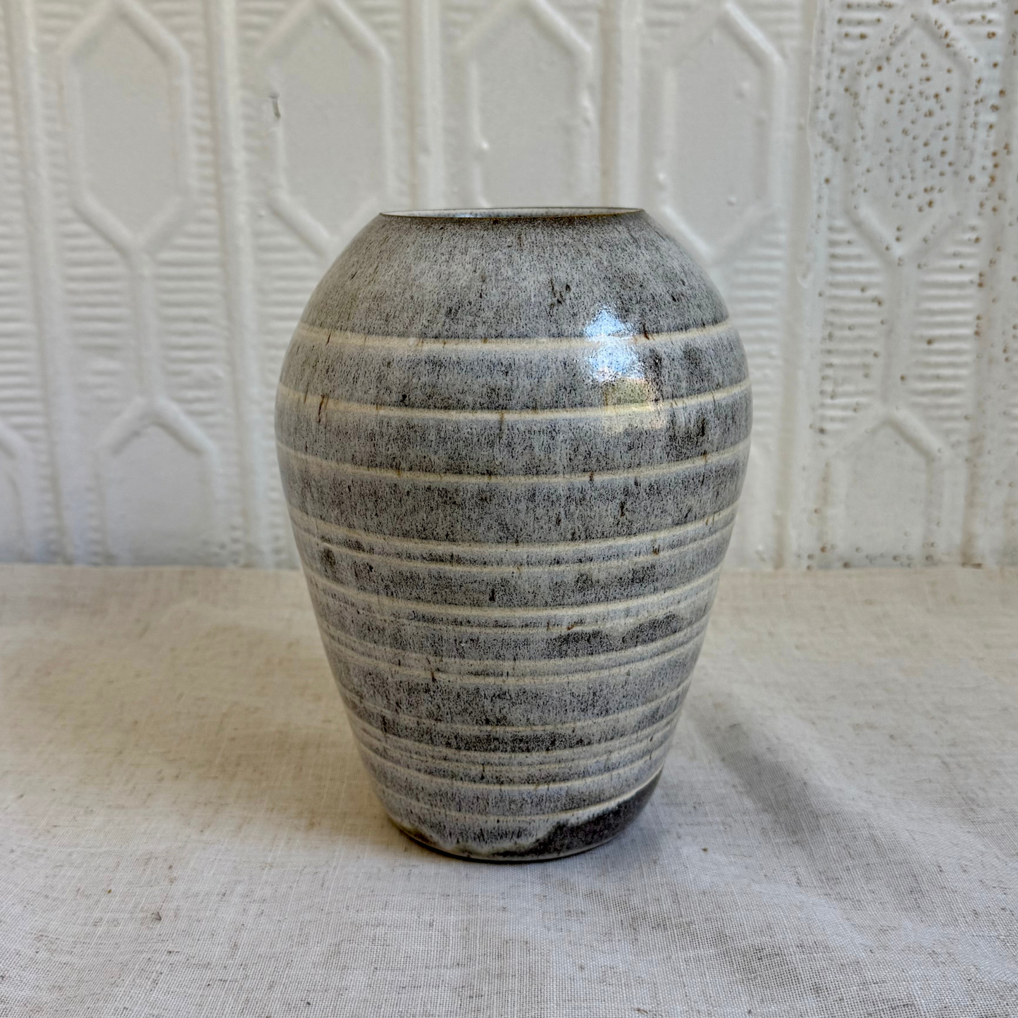 Shimmery Ceramic Vase by Cameron Petkov