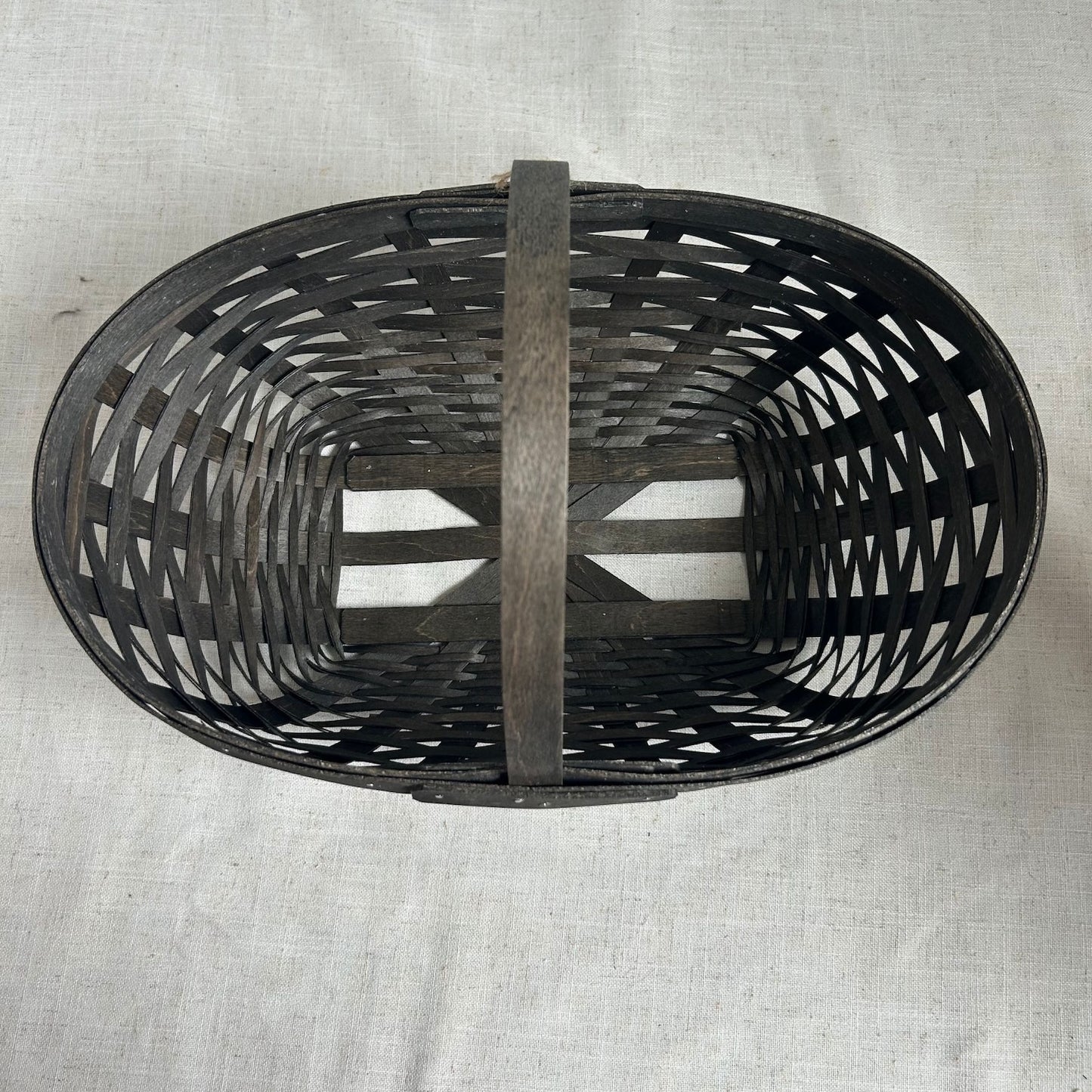 Small Charcoal Woodbury Basket