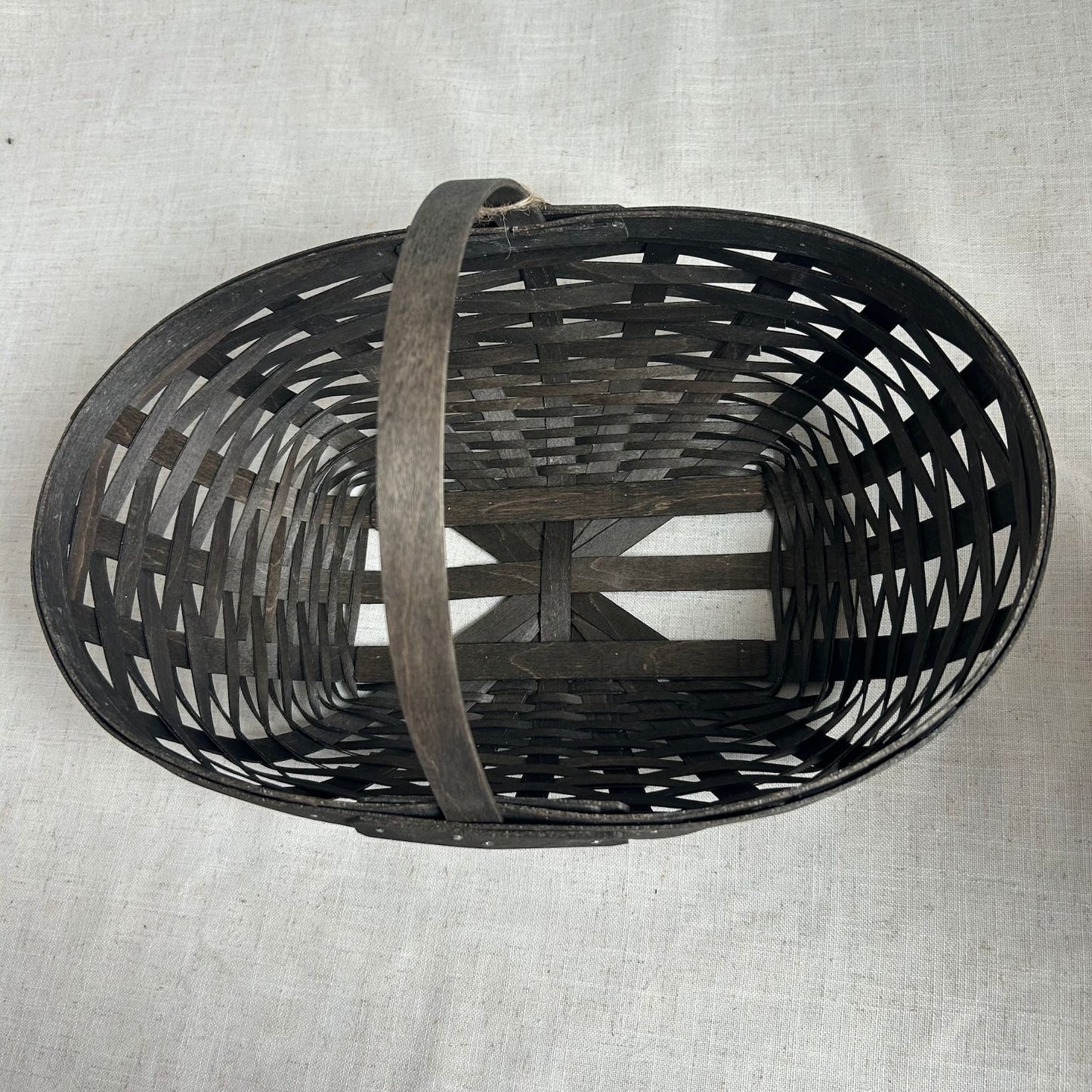 Small Charcoal Woodbury Basket