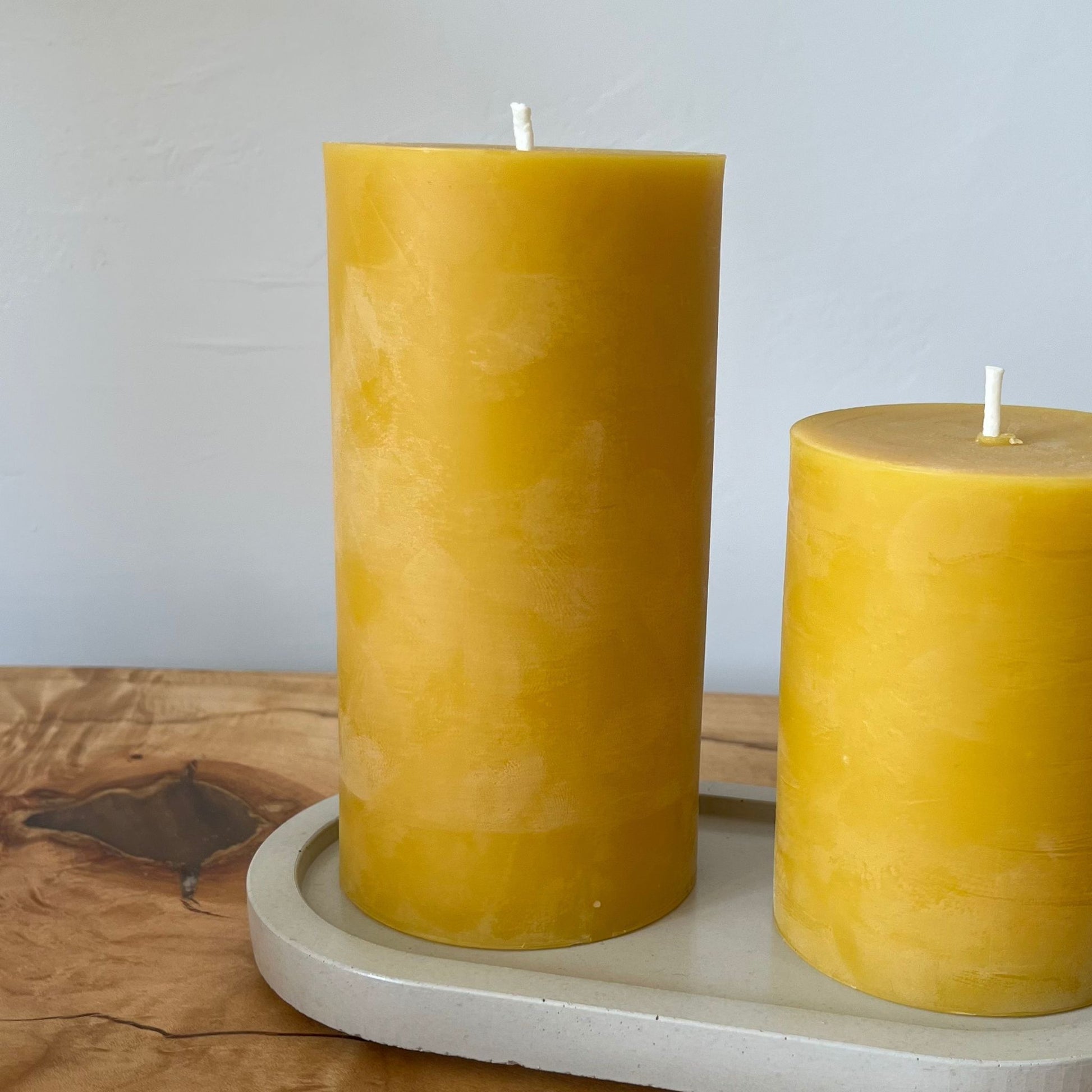 6-inch Beeswax Pillar Candle – Kaaterskill Market