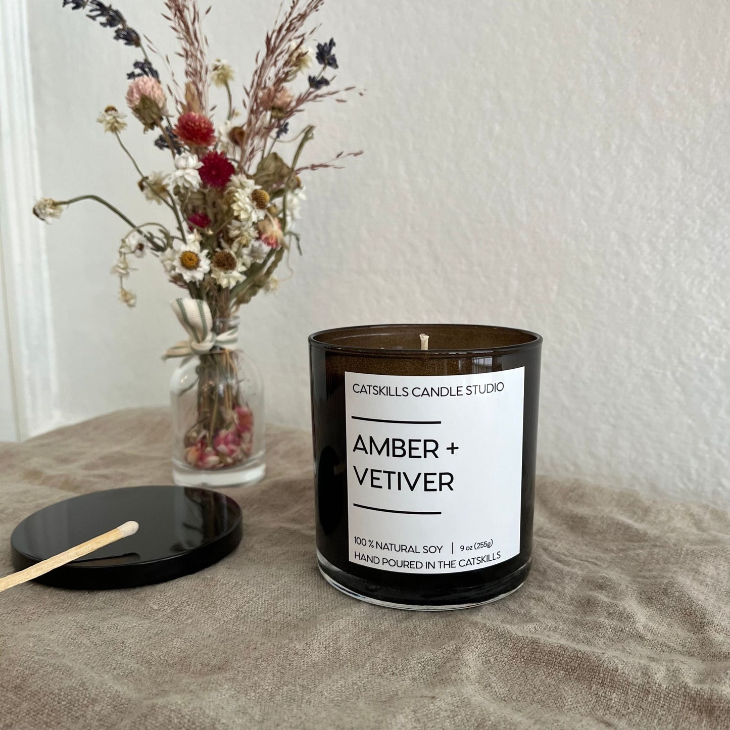 Amber + Vetiver Candle