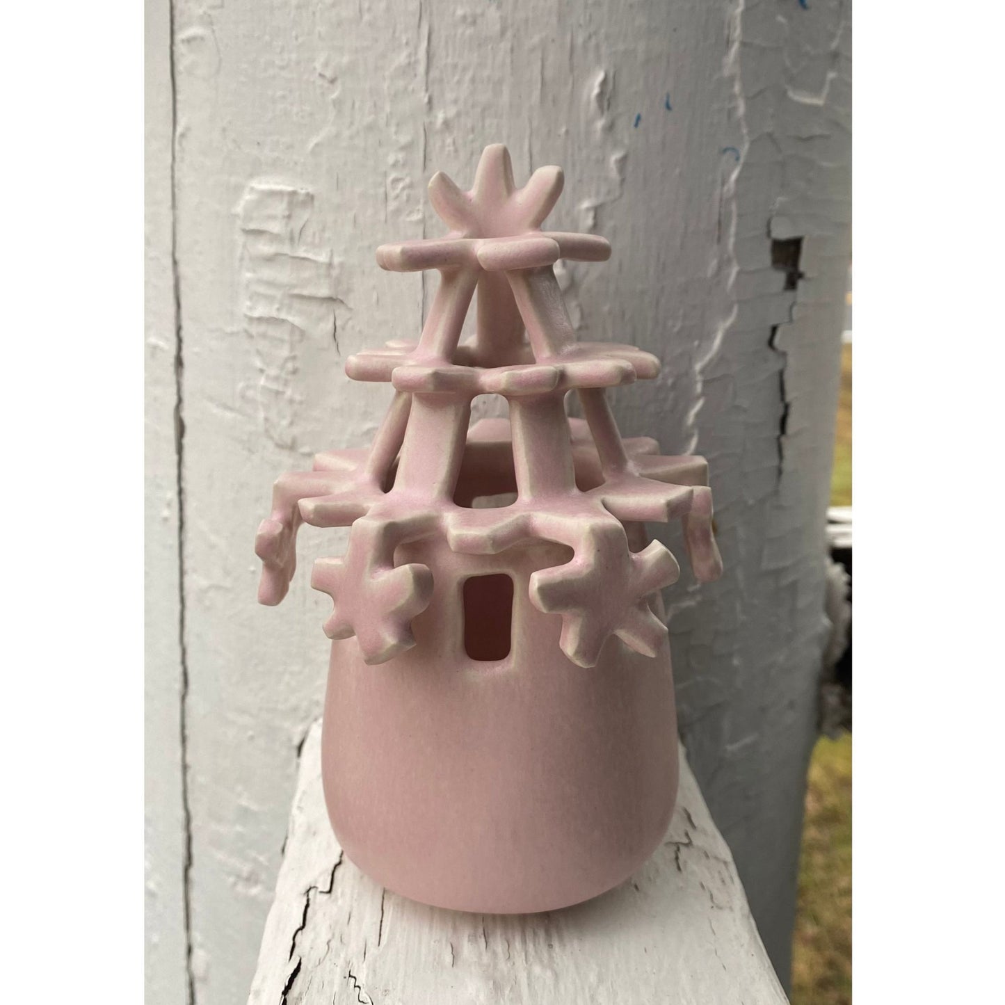 Asterisk Ceramic Vase by Chrissy Scolaro
