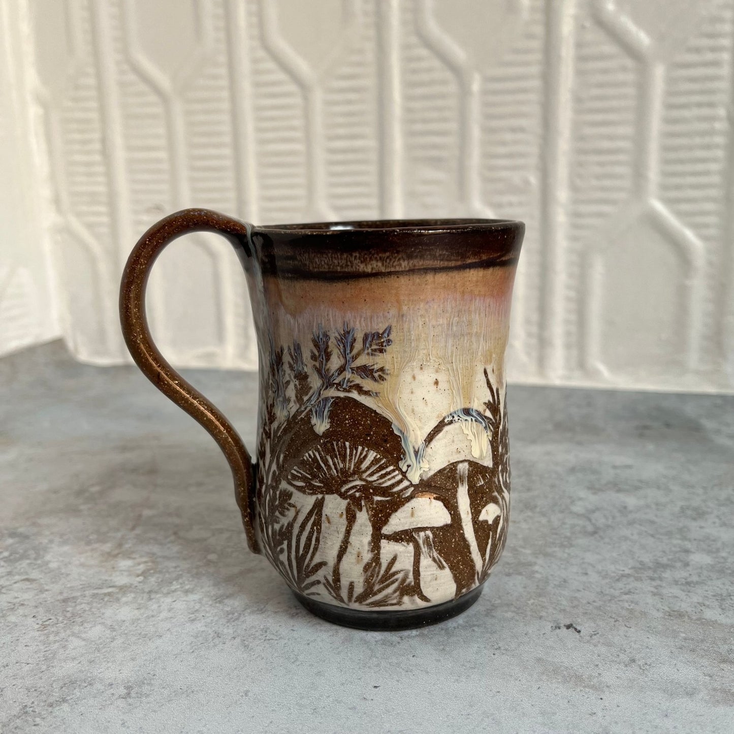 Mushroom Ceramic Mug by Danielle Payette