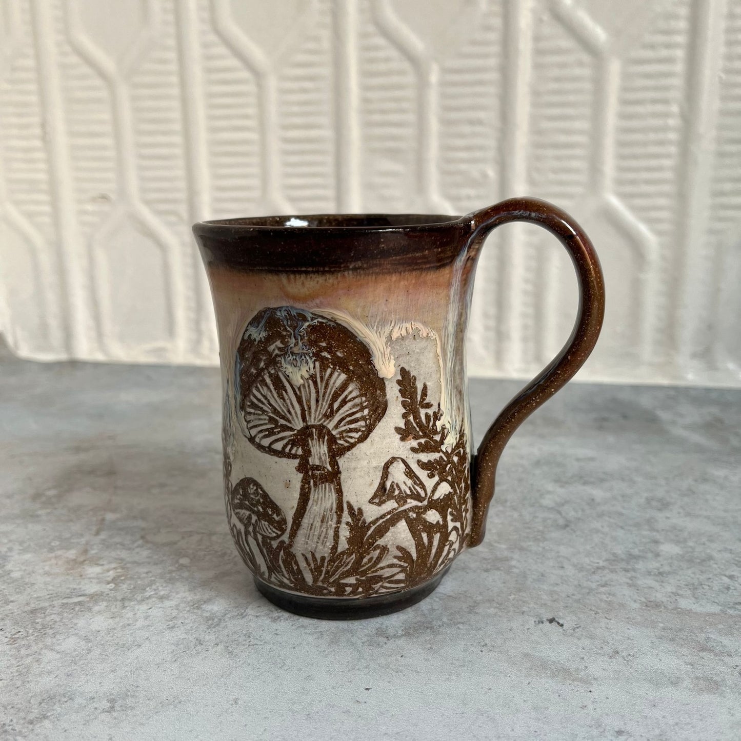 Mushroom Ceramic Mug by Danielle Payette