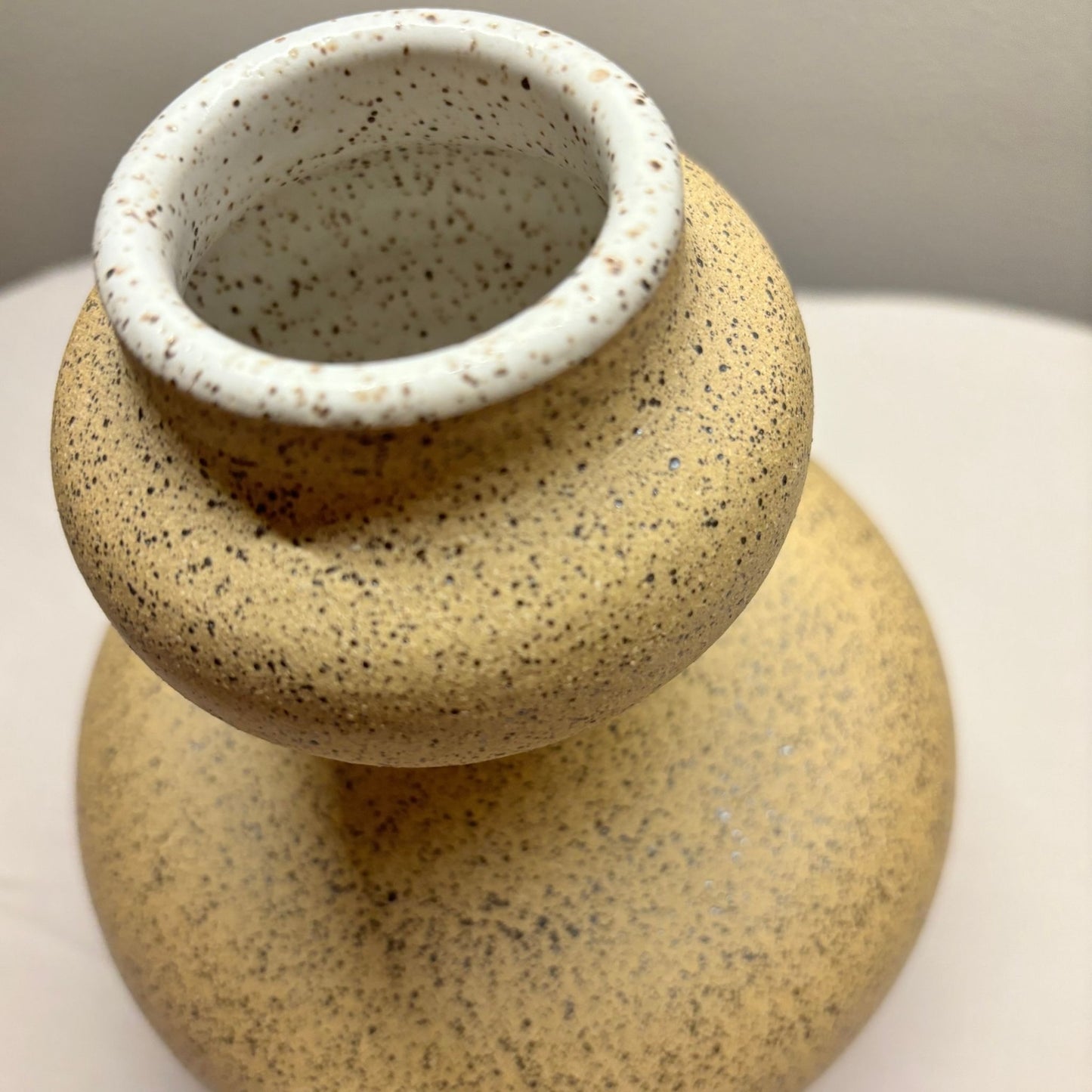 Nude Speckle Vase by David Sytkowski