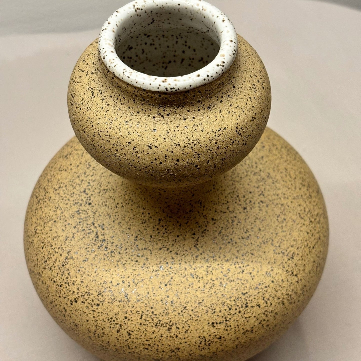 Nude Speckle Vase by David Sytkowski