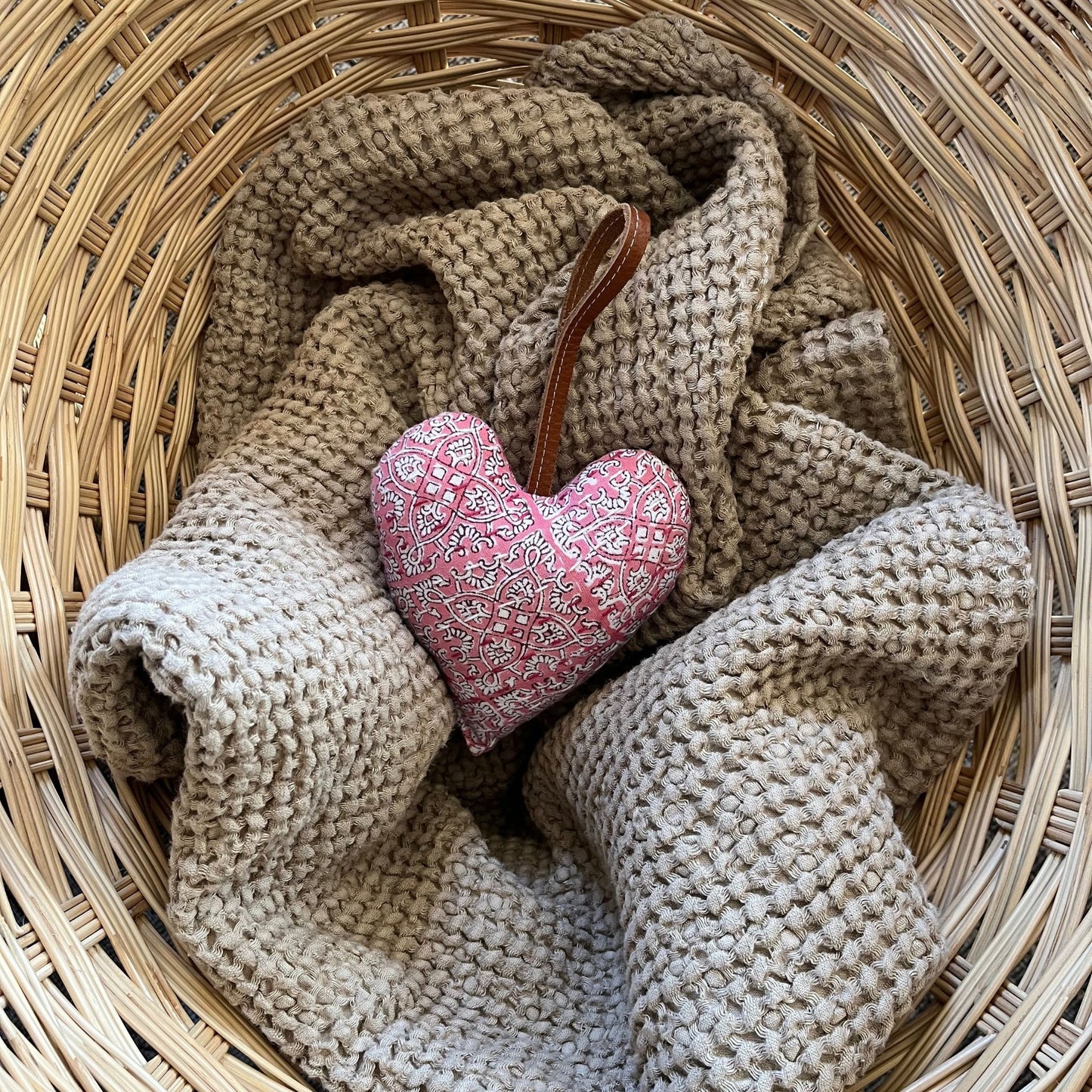 Hanging Lavender Heart Sachet