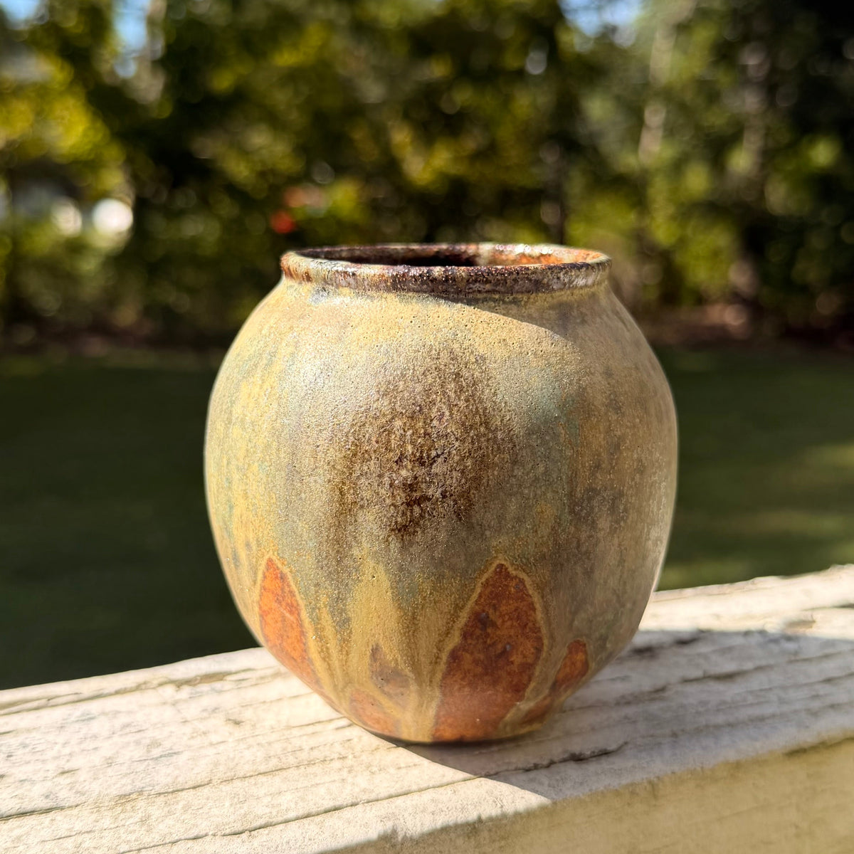 Soda-Fired Baby Moon Jar