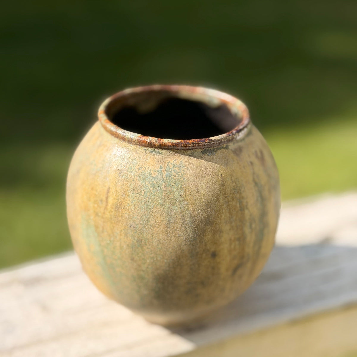 Soda-Fired Baby Moon Jar