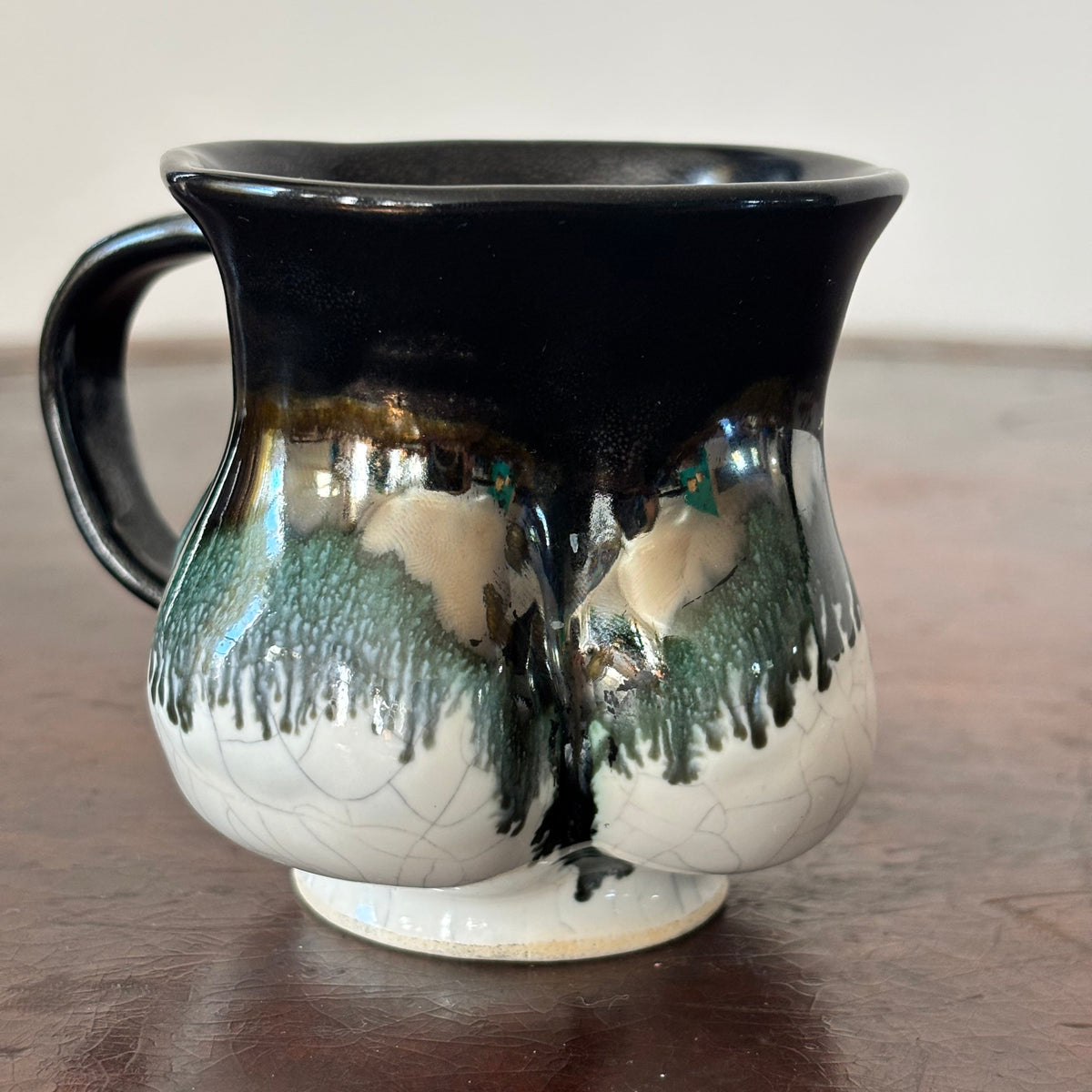 Palladium Crackle Teacup