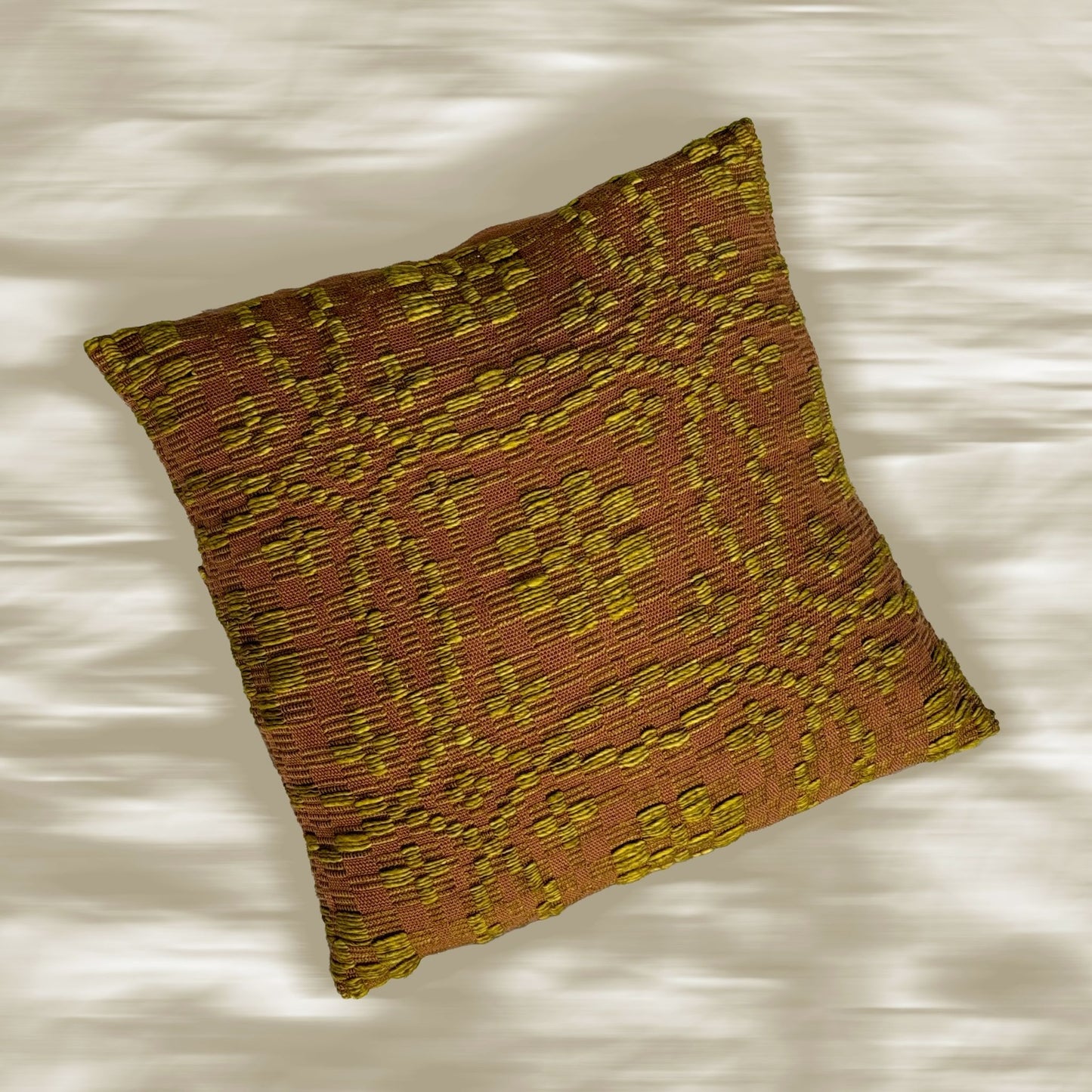 Overshot Pillow Moss by Sam Tannenbaum