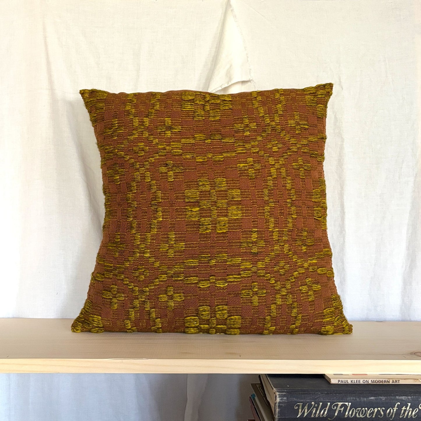 Overshot Pillow Moss by Sam Tannenbaum