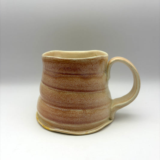 Pink & Off White Mugs by Sarah Boudinot