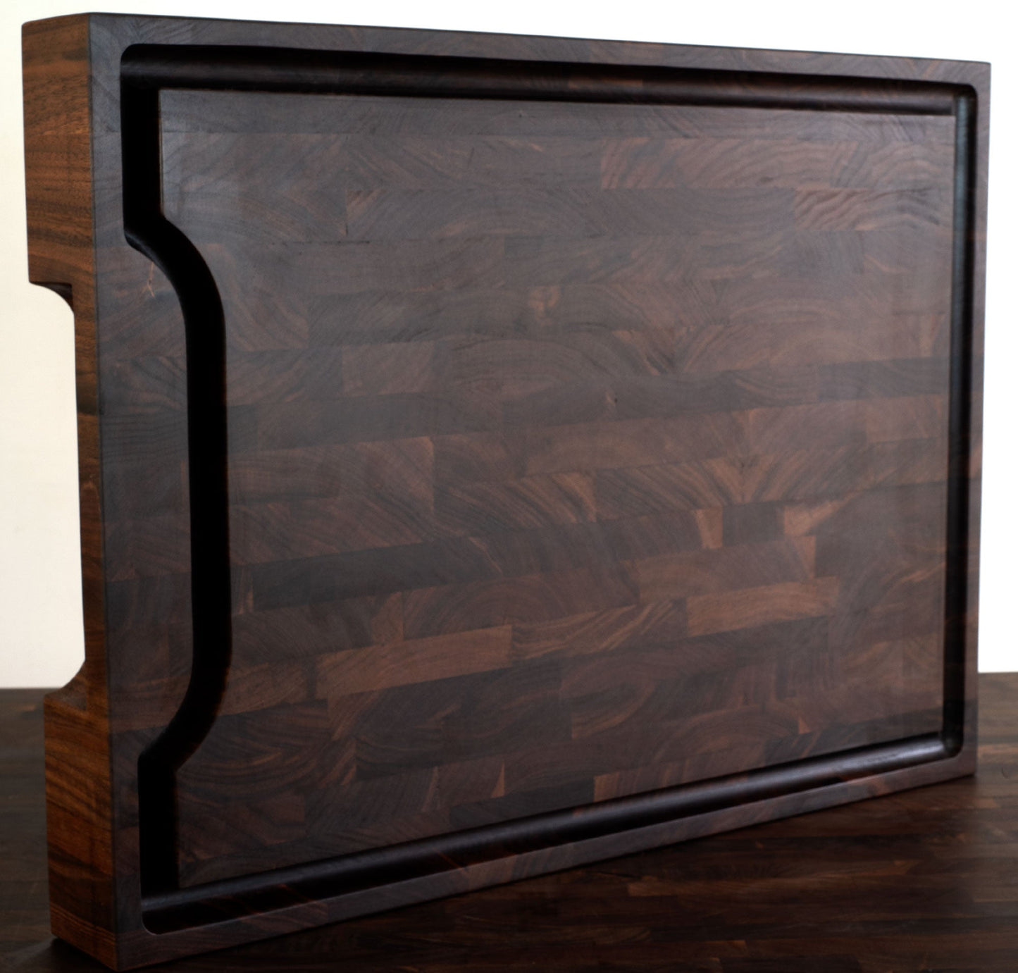 Mega End Grain Sloped Juice Groove Butcher Block