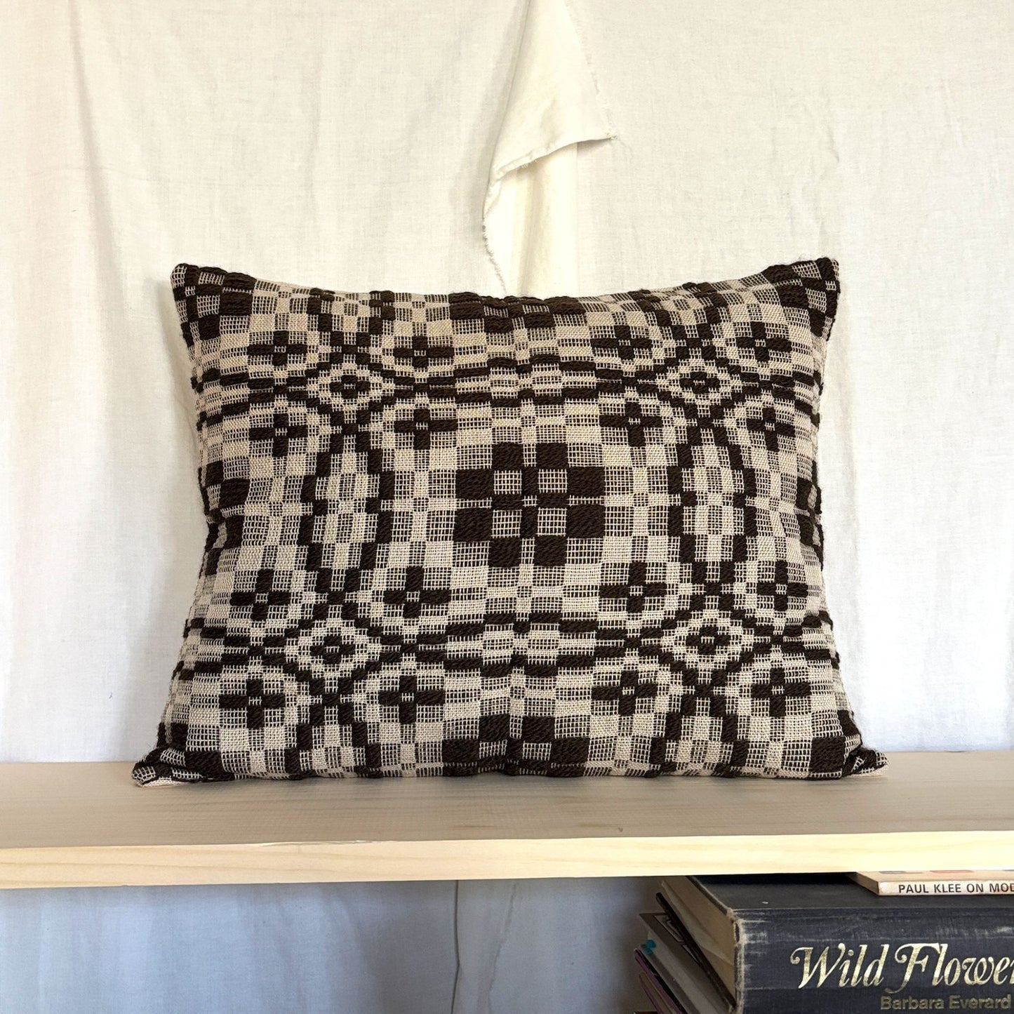 Overshot Pillow Bark by Sam Tannenbaum