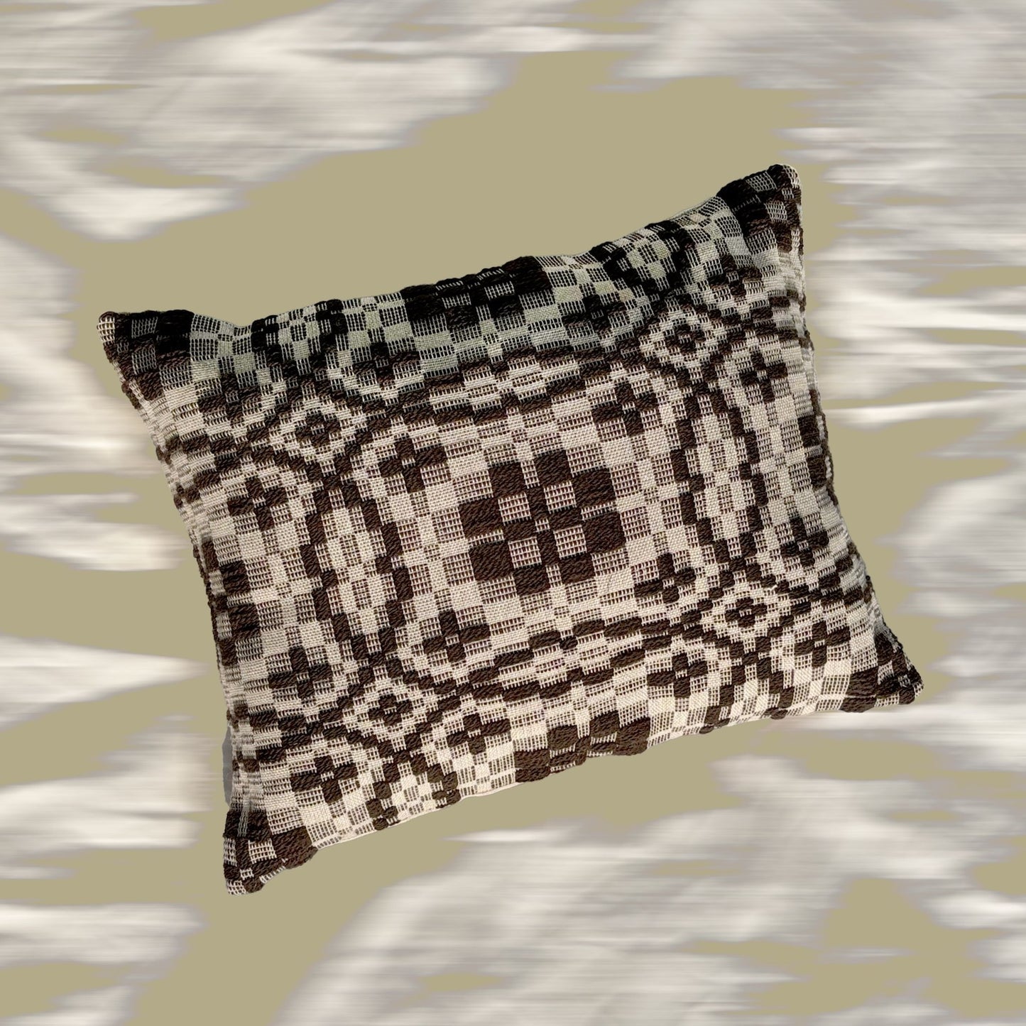 Overshot Pillow Bark by Sam Tannenbaum