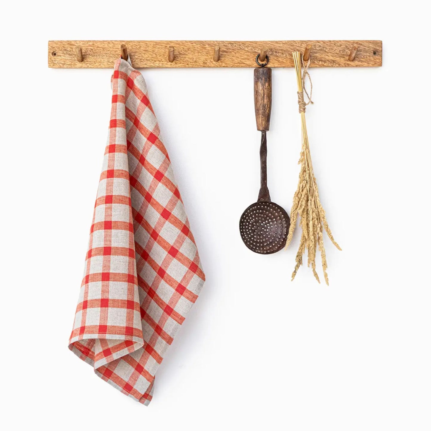 Gingham Linen Tea Towel