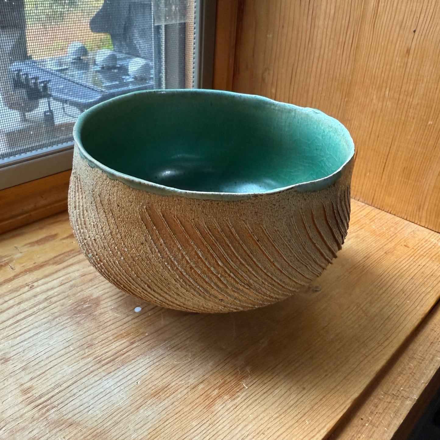 Soda Fired Stoneware Bowl by Rondell Meeks