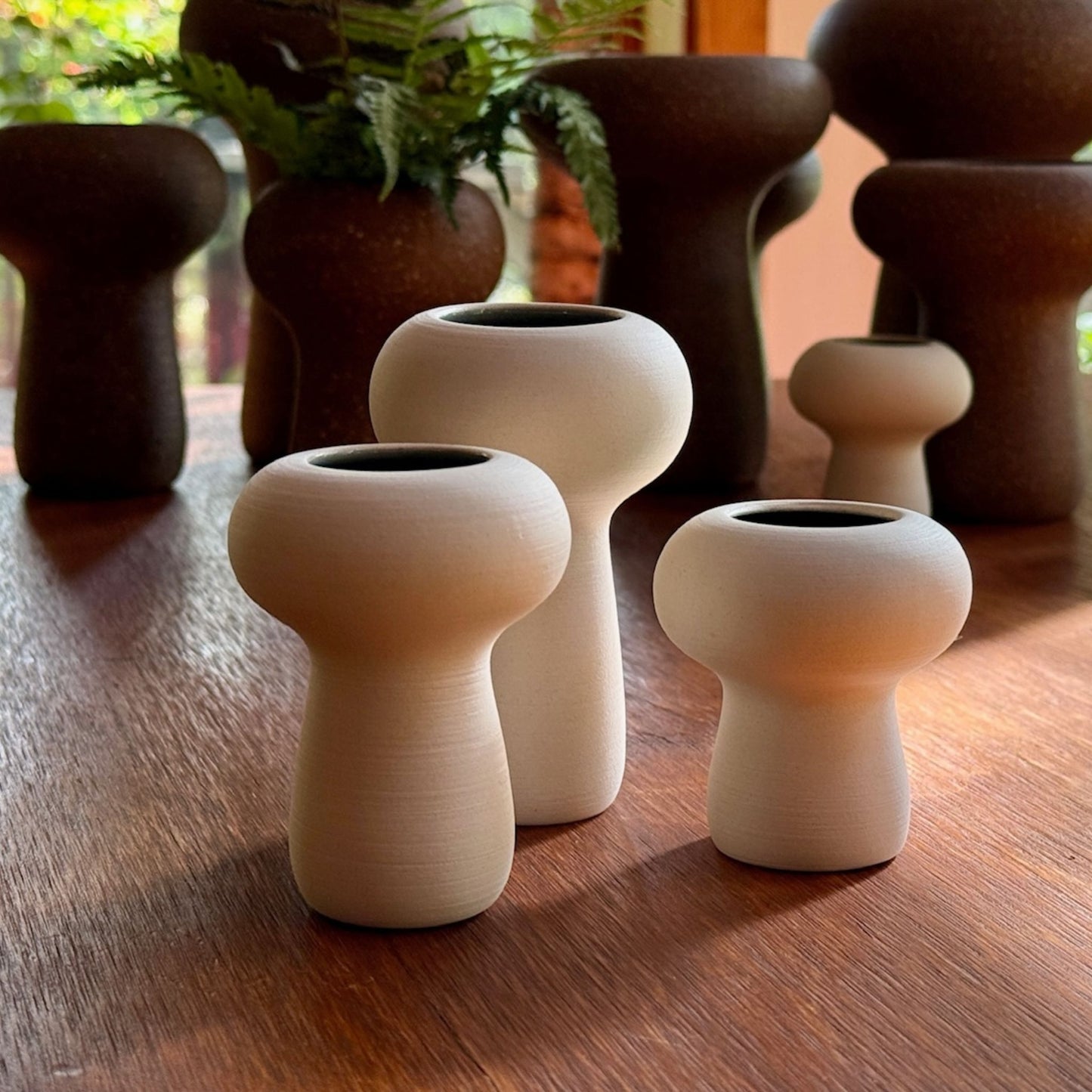 Mushroom Vase Set by Rondell Meeks