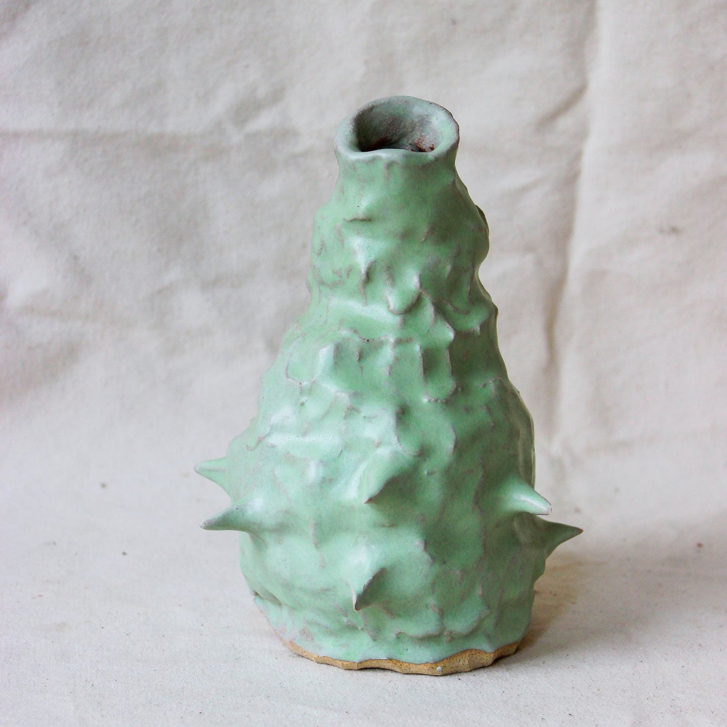 Mint Spike Ceramic Vase by Rowan Willigan