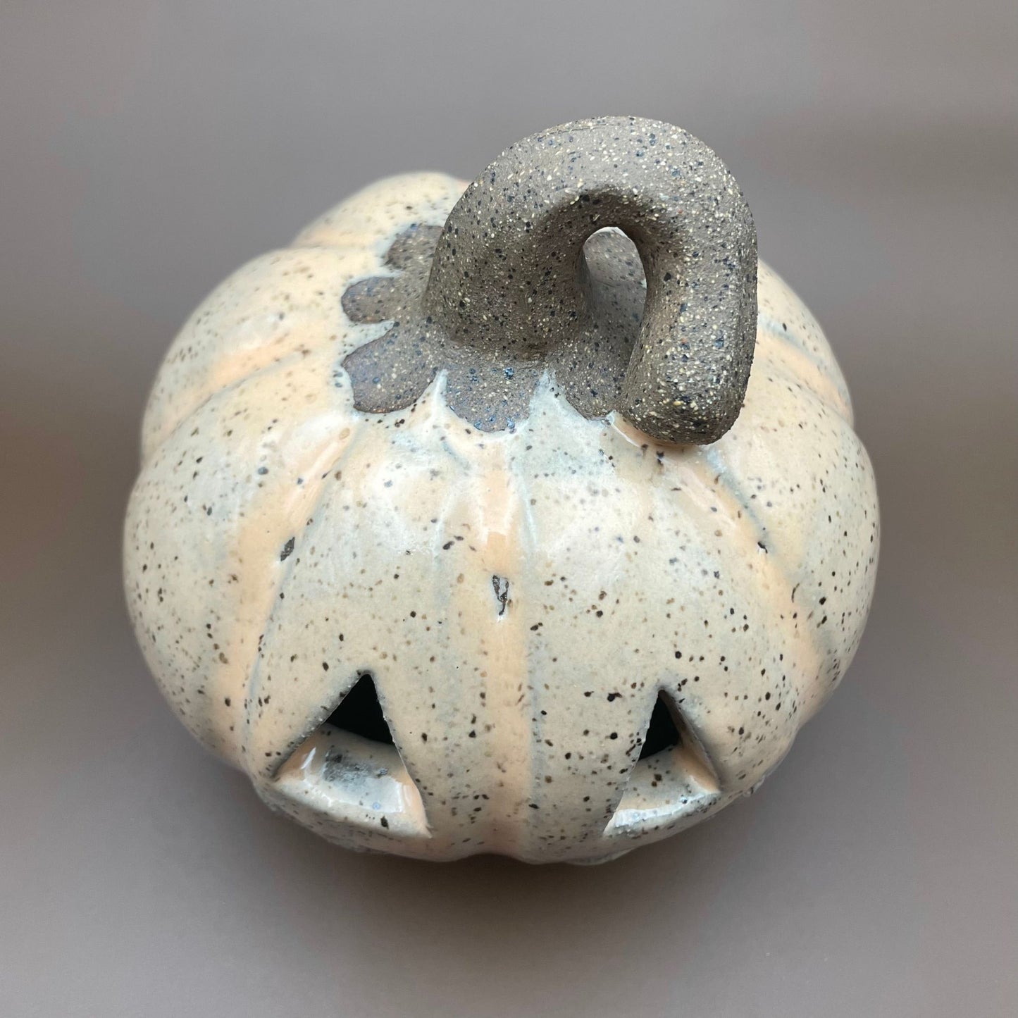 Ceramic Jack O'Lantern by Sarah Boudinot
