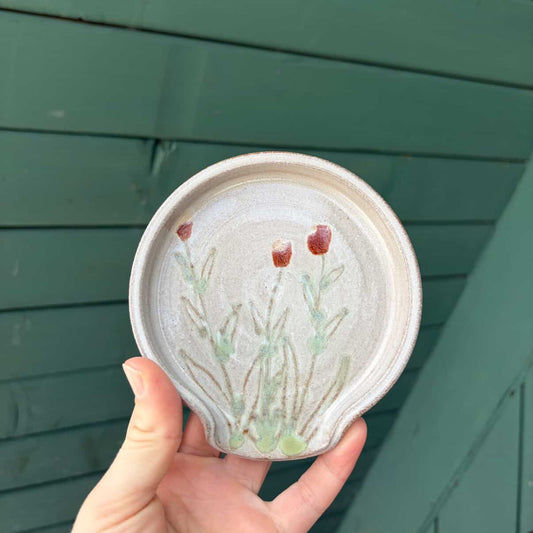 Tulip Spoon Rest by Sarah Boudinot