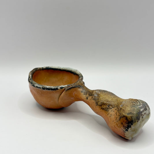 Large Bronze Ceramic Spoon by Sarah Boudinot