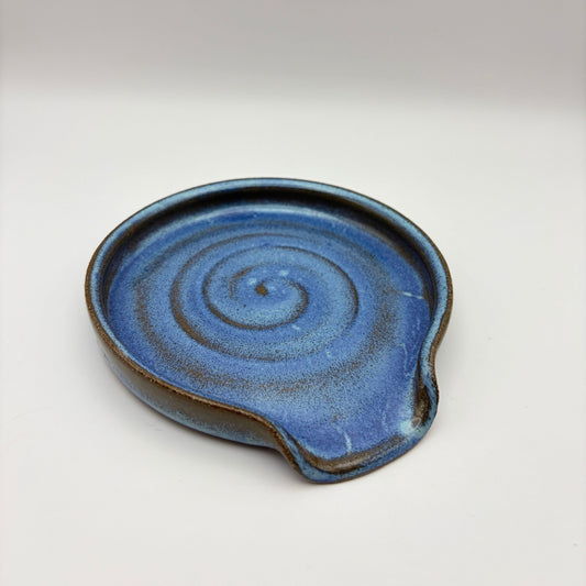 Blue Spoon Rest by Sarah Boudinot