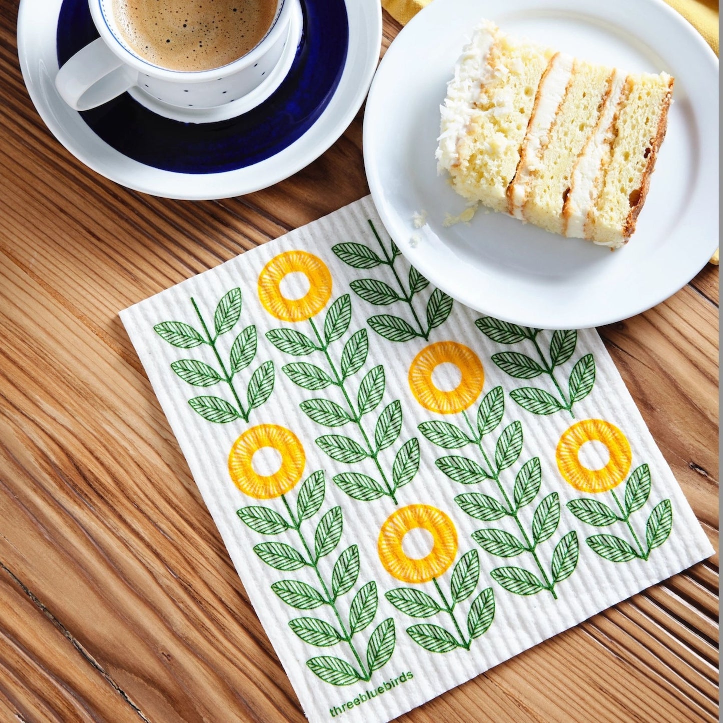 Sunflower Swedish Dishcloth