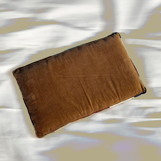 Walnut Fragment Squab Cushion by Sam Tannenbaum
