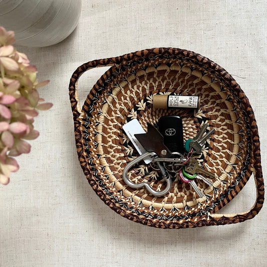 Yolanda Pine Needle Tray Basket