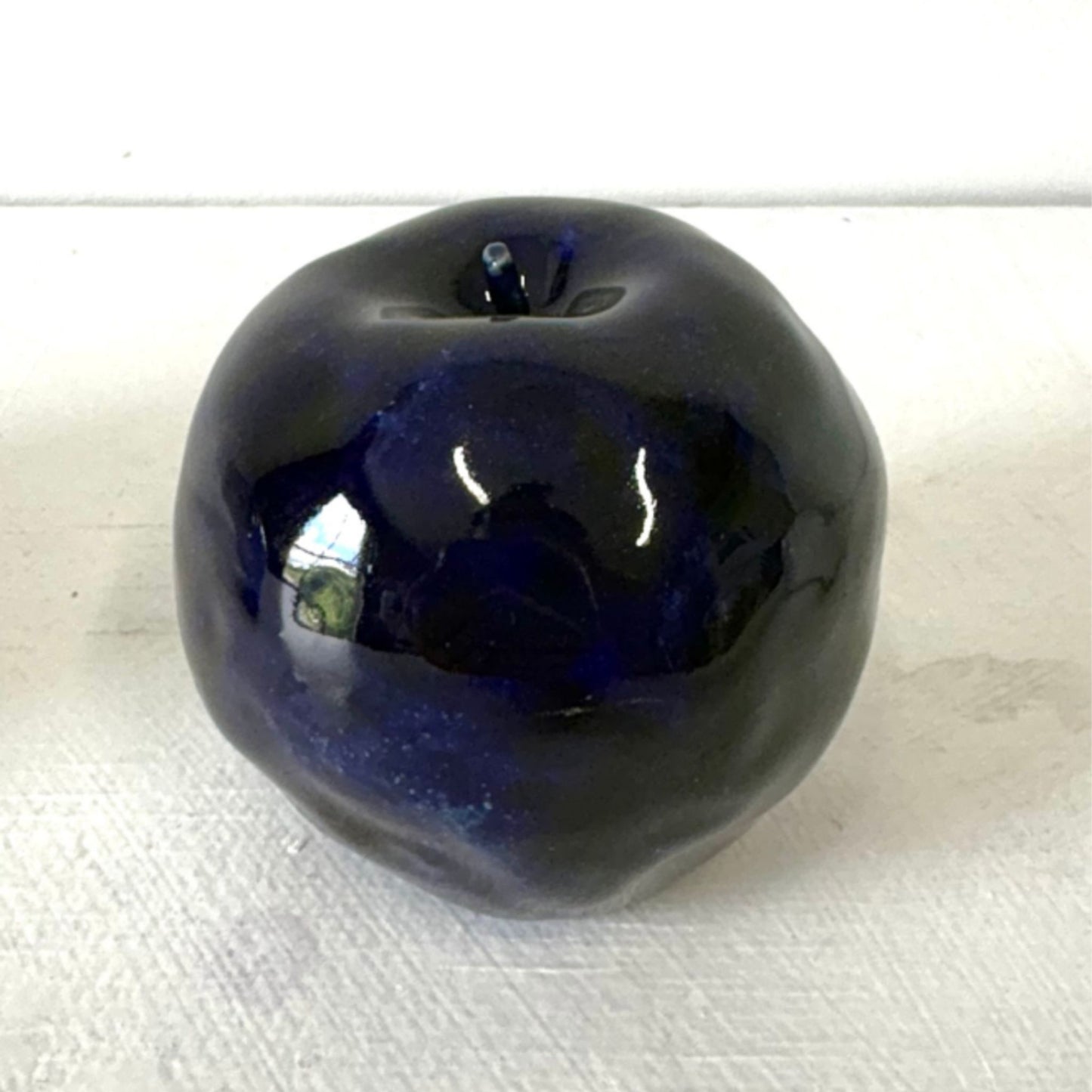 Black Apple 2 Ceramic by Jess Gaddis