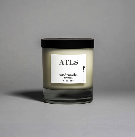 Botanically-Perfumed Candle. Scent: Moroccan Atlas Cedarwood, Neroli, Lavender