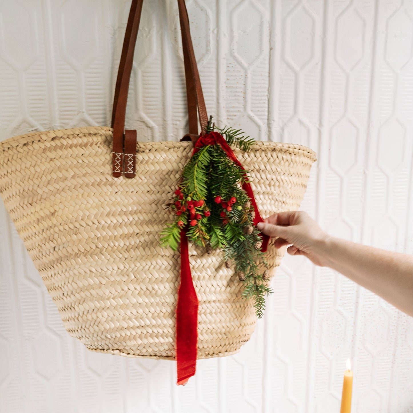 French Market Tote Basket