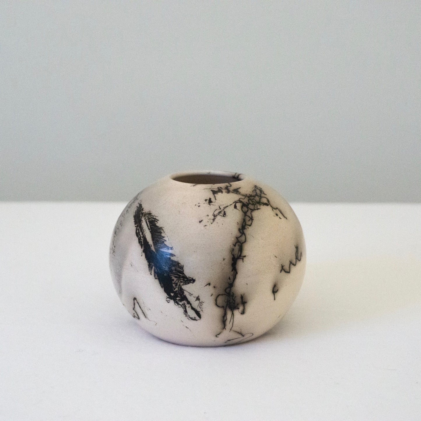Small sized Raku Vase by Grace Cain
