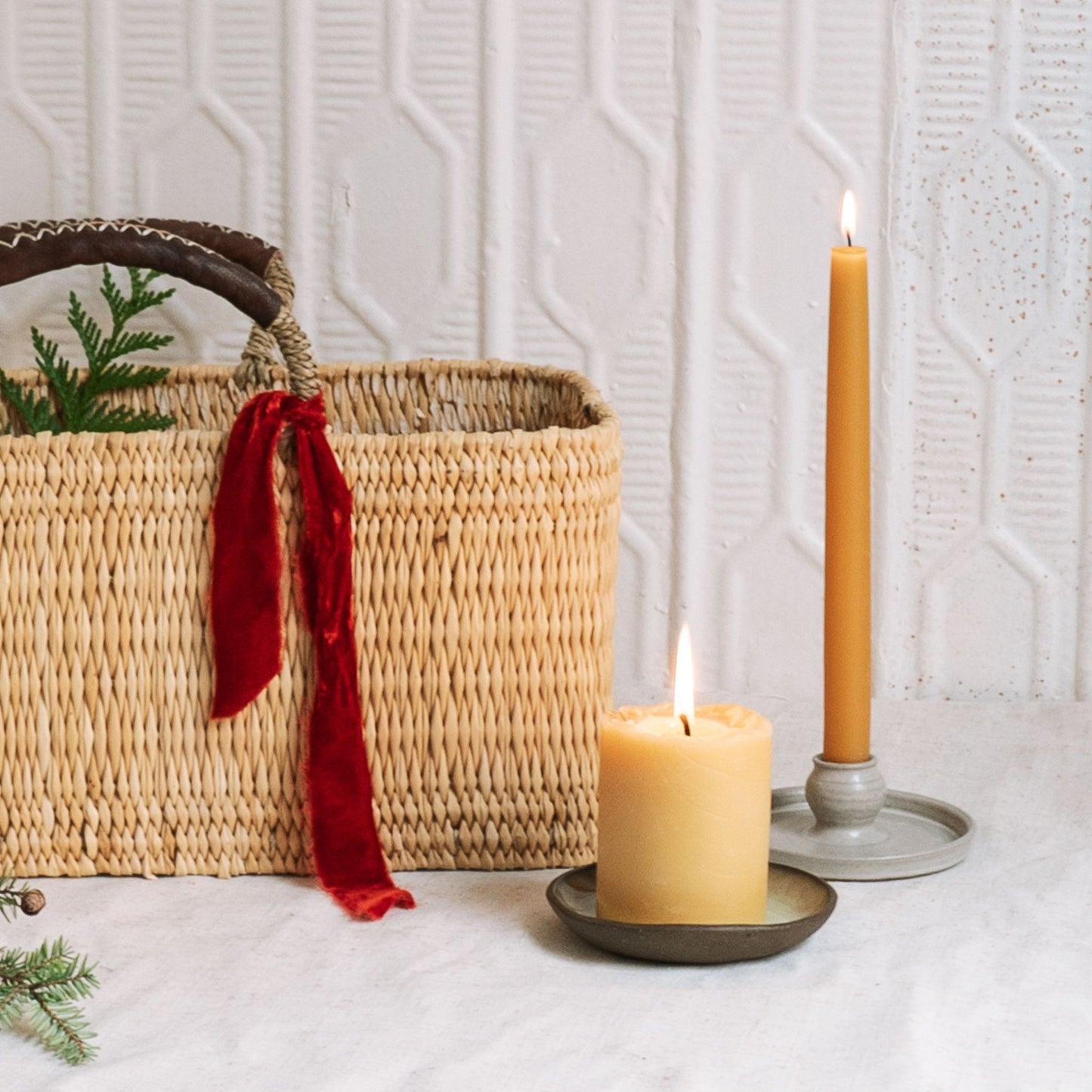 Jardiniere Ceramic Candlestick