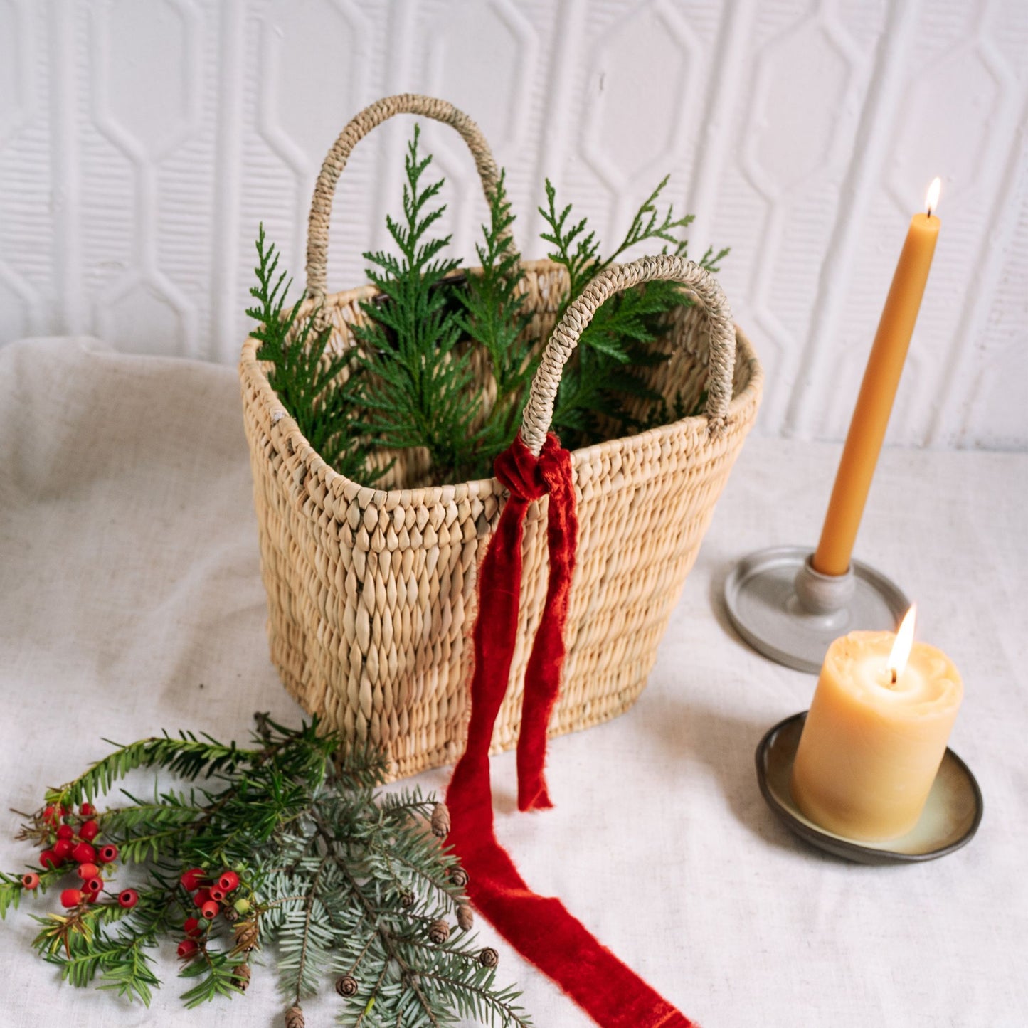 Jardiniere Ceramic Candlestick