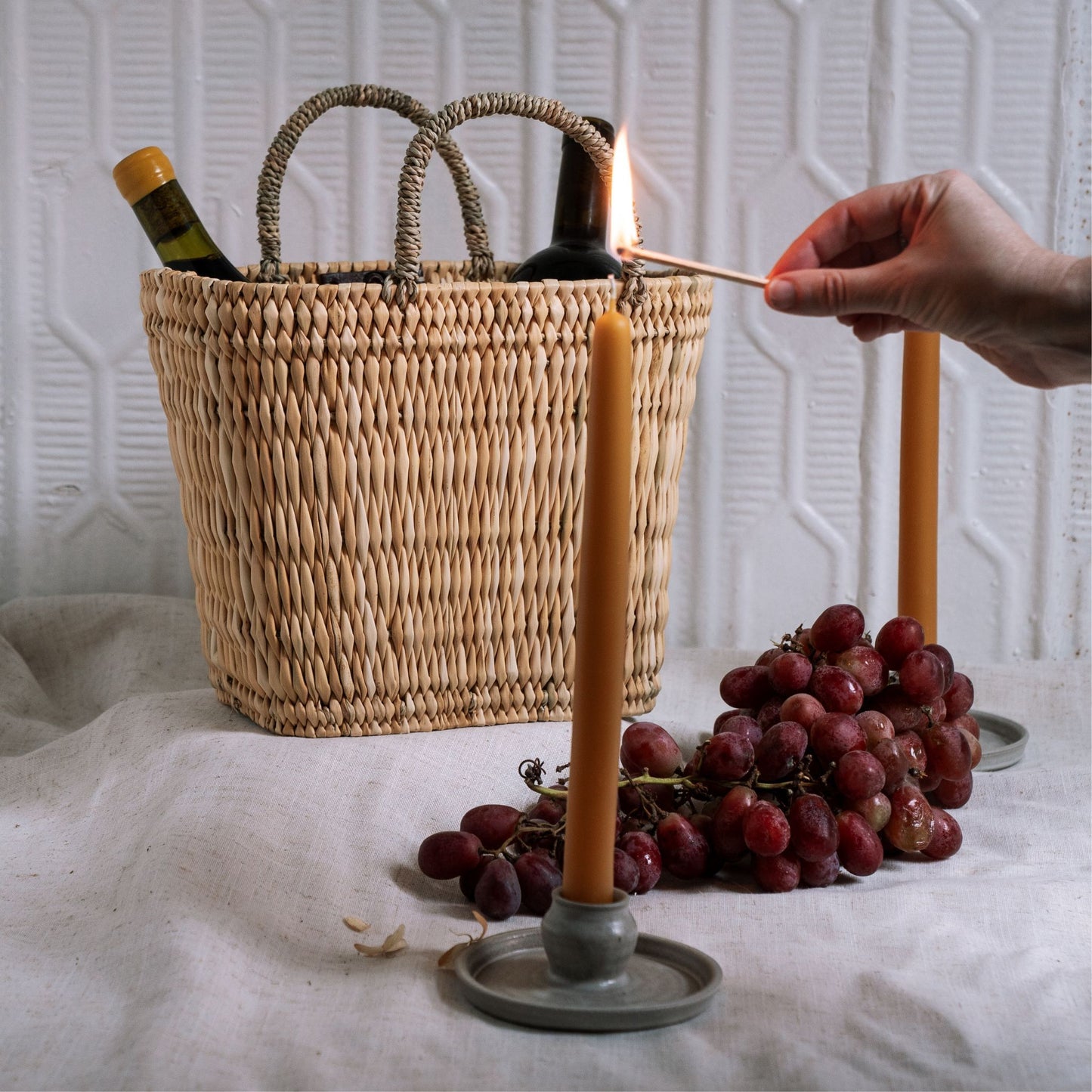 Jardiniere Ceramic Candlestick