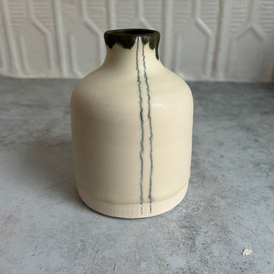 White Drip Vase by Venessa Rosely