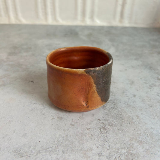 Ceramic Fossil Cup by Mudsprouts