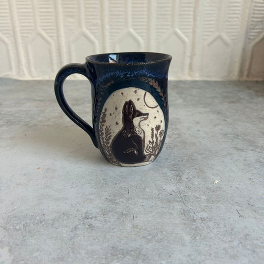 Waterfall & Fox Ceramic Mug by Danielle Payette