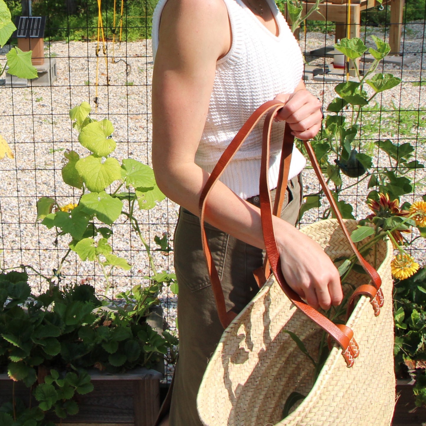 French Market Tote Basket
