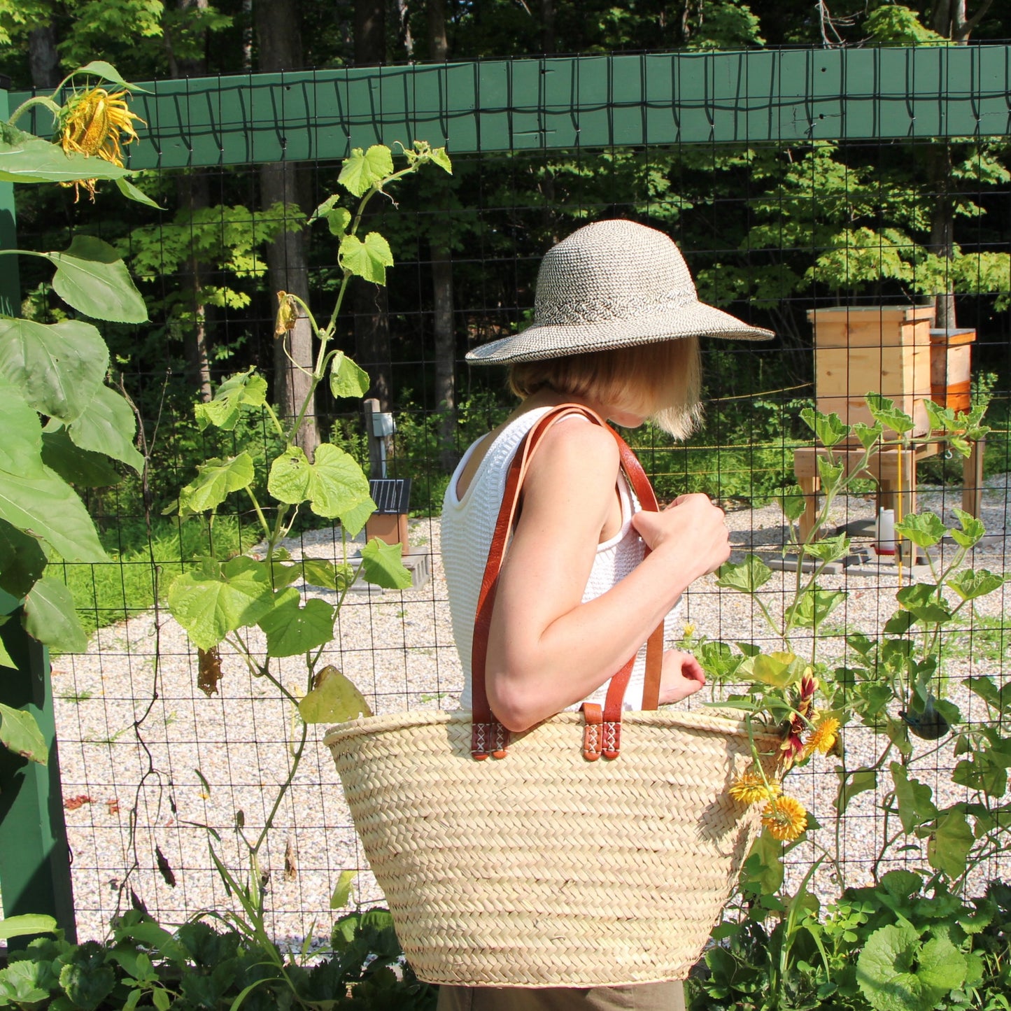 French Market Tote Basket
