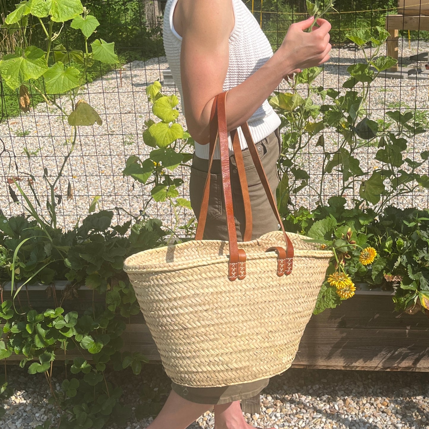French Market Tote Basket
