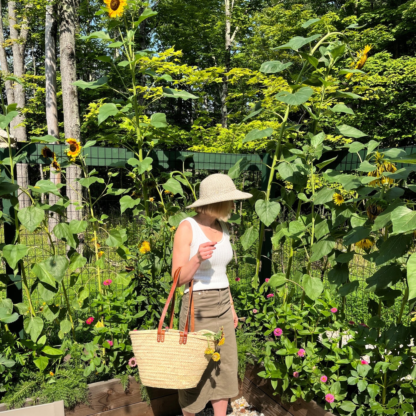 French Market Tote Basket